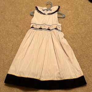 Toddler girls sailboat dress